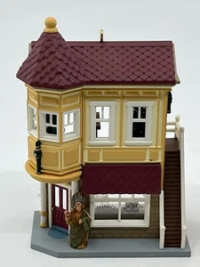 1994 PUNZE APOTHEKER SODA Brunnen WEIHNACHTEN Ornament PUPPENHAUS *DEFEKT* - Bild 1 von 8