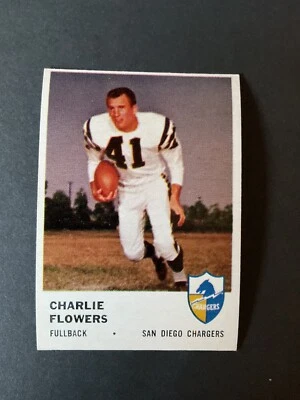 1961 Fleer #156 Charlie Flowers VG Vintage National American Football League - Image 1 of 2