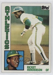 1984 Topps Rickey Henderson #230 HOF