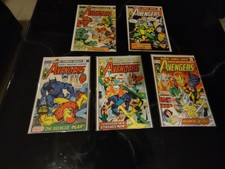 Marvel  AVENGERS Lot of 10    (issues btw #130 and 148)   Vision Origin included