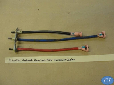 1975 75 Cadillac Fleetwood GM POWER BENCH SEAT MOTOR TRANSMISSION TRANS CABLES - Image 1 of 4