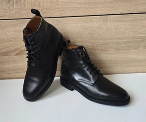 Berwick 1707 Stiefeletten Leder Boots Berby Boot Schwarz Gr. 8 = 42 w. NEU - Bild 1 von 9