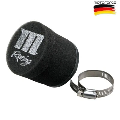 FILTRO ARIA MOTOFORCE RACING UNIVERSALE D.35MM NERO SPUGNA PER SCOOTER