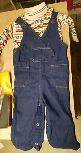 PANTALONES Y CAMISA DE BEBÉ BRONCO DE COLECCIÓN HEALTH TEX BAB TALLA 24 MESES - Imagen 1 de 8