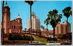 Vtg Corpus Christi Texas TX The Cathedral Church City 1950s View Old Postcard - Picture 1 of 2