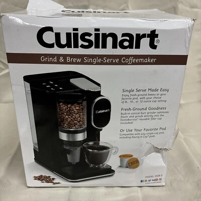 Cuisinart DGB-2 Grind & Brew Single-Serve Coffeemaker - Black - Image 1 of 4