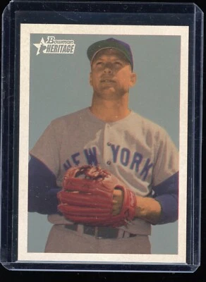 2006 BOWMAN HERITAGE BASEBALL CARD MICKEY MANTLE #251 HOF YANKEES - Image 1 of 2