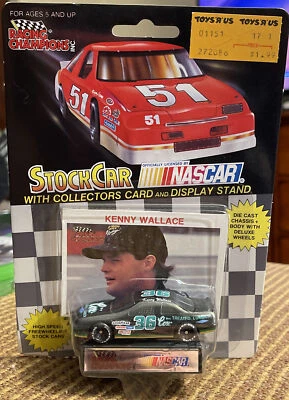 Racing Champions Stock Car #36 Kenny Wallace 1991 NASCAR Cox madera tratada 1:64 Foto 1 de 4