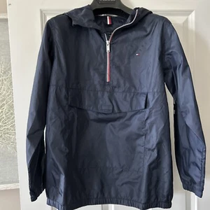 tommy hilfiger windbreaker jacket Boys 12/14 New Navy Blue  - Picture 1 of 8