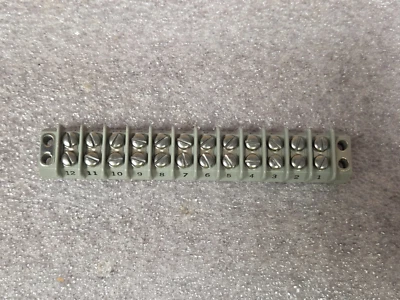 '1 PIECE' - PN# 37TB12, 37TB-12, 37TB12F, 37TB-12F - KULKA - TERMINAL BOARD - Image 1 of 4