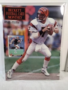 Beckett Football Card Monthly Juni 1991 Issue #15 Boomer Esiason/Marion Butts - Bild 1 von 1
