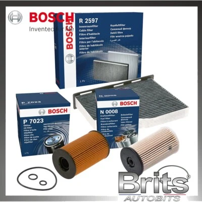 Kit de servicio para SEAT León 2.0 TDI MK2 FL – Filtro de cabina de combustible de aceite Bosch 2005-2013 Foto 1 de 4