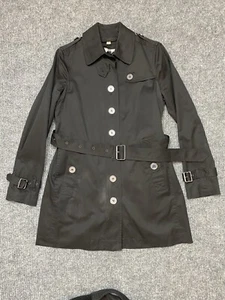 Burberry Brit Jacket Women’s 4 Black Wool Liner - Picture 1 of 22