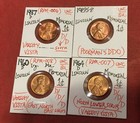 Lot of 4 Us Mixed Lincoln One Cents Coins