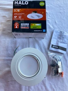 Halo RA5606930WHR-CA RA56 5”/6” Recessed LED Gimbal Adjustable Downlight - Picture 1 of 12