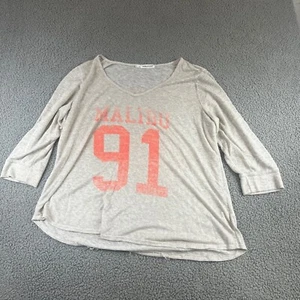 Maurice Damen 2 Extra Large Shirt Schlaf Schlaf Schlaf Schlaf Schlafanzug Bündchenärmel Maui 91 Grau - Bild 1 von 10