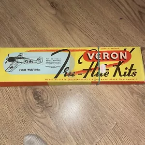 Vintage Veron Flying Scale Model Kit Focke-Wulf 190A3 TRU-FLITE MADE IN ENGLAND - Bild 1 von 7