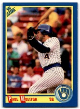 1990 SCORE PAUL MOLITOR MILWAUKEE BREWERS #460