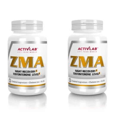ActivLab ZMA 2 x 90 Kapseln Chelatisiertes Zink Magnesium & Vitamin B6 Komplex
