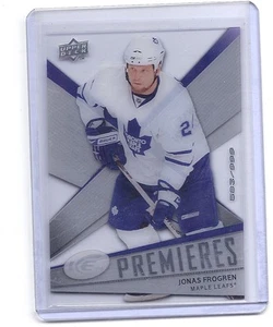 08-09 2008-09 UPPER DECK ICE JONAS FROGREN ROOKIE PREMIERES /999 131 MAPLE LEAFS - Picture 1 of 1
