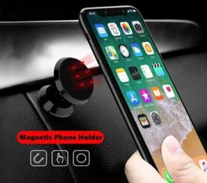 2x Universal Magnetic Magnet Car Phone Holder For iPhone 15 14 13 12 Pro - RED - Picture 1 of 11