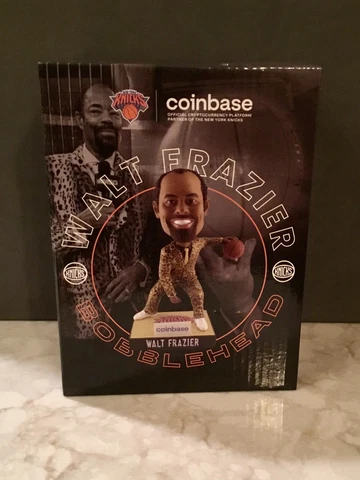 Walt Frazier New York Knicks Bobblehead NBA Basketball MSG 4/2 NIB SGA Cover