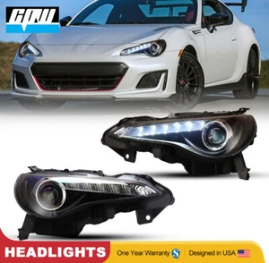 For 2013-2016 Toyota 86 Subaru BRZ Scion FR-S LED DRL Projector Headlights L+R - Picture 1 of 6