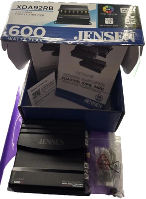 AMPLIFICADOR MOSFET 2 CANALES JENSEN XDA92RB Foto 1 de 4