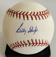 Billy Hoeft 1952-1966 Tigers - Milwaukee Braves - Cubs Signed ML Baseball COA