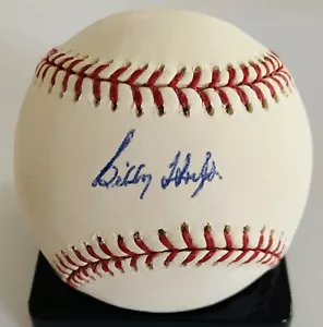 Billy Hoeft 1952-1966 Tigers - Milwaukee Braves - Cubs Signed ML Baseball COA - Picture 1 of 2