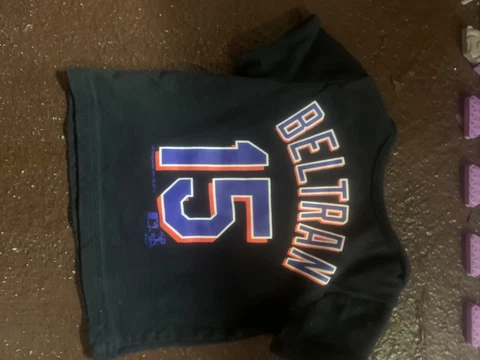 Vintage Carlos Beltran New York Mets Jersey T Shirt Size 6-9 months infant baby Cover