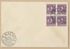 Sweden Scott 297 FDC Berzelius extremely rare, imperforated margin - Picture 1 of 1