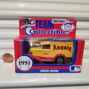 Matchbox L/Edn 1991 California Angels MB38 MLB Baseball Model A Ford Van NuinBox - Bild 1 von 2