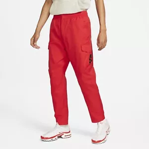 Nike Sportswear Sport Essentials+ Men's Woven Pants, DM6869, Red, Medium - Picture 1 of 8