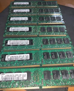Samsung 512MB 2Rx8 PC2-3200u-333-10-B1 DDR2 RAM Memory - Picture 1 of 3