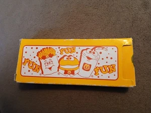 Vintage McDonald's Box Of Crayons 4 Pack Red Blue Green Yellow  - Picture 1 of 4