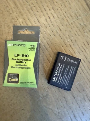 2 NEW XitPhoto LP-E10 Rechargeable Battery for CANON - Image 1 of 4