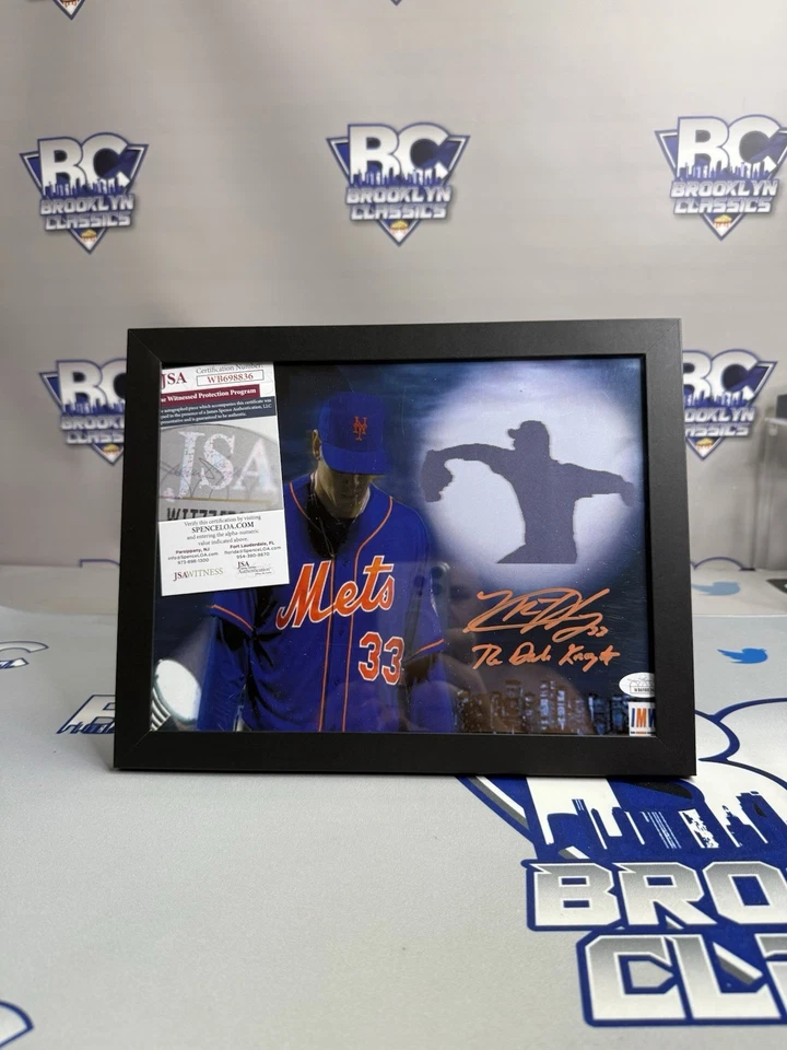 Matt Harvey Autographed New York Mets The Dark Knight Inscribed 8.5x11 JSA COA - Image 1 of 1