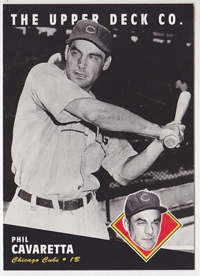 1994 Upper Deck All-Time Baseball Heroes #46 Phil Cavaretta Chicago Cubs - Image 1 of 2