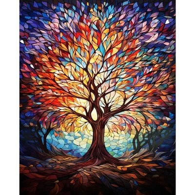 SRETOUL Tree of Life Paint by Numbers Kit for Adults- Tree Paint by Number Adult for ...