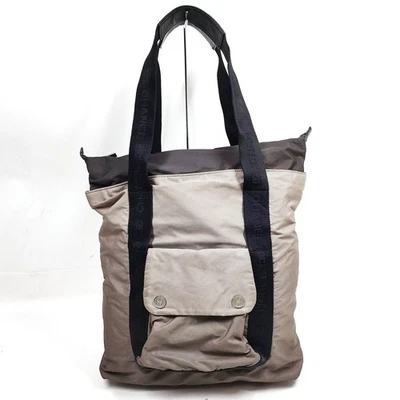 NO TARIFF Chanel Tote Bag Gray Nylon 3980905 - Image 1 of 4