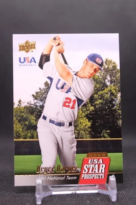 Bryce Harper #USA-8 2009 Upper Deck Signature Stars USA Star Prospects - Image 1 of 2