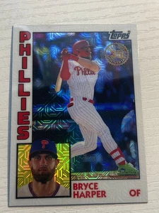 2019 Topps Mojo Refractor Silver Pack Bryce Harper Phillies 41 - Picture 1 of 1