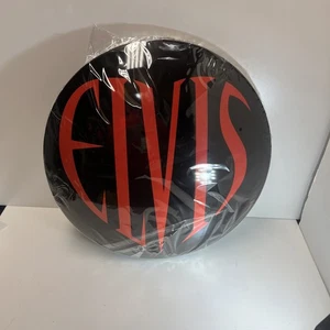 ELVIS SLEEK NEW ROUND METAL DOME SIGN Wall Sign Decor Office, Bar, Dorm, Den￼￼ - Picture 1 of 2