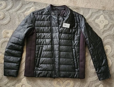 Armani Exchange Quilted Puffer Black Jacket Men's Size ZL NWT - Image 1 of 4