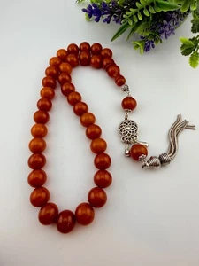 Vintage Misky 33 Sorgenperlen Gebet Rosenkranz Tasbih مسبحة مسباح مسكي قديم مخزن450 - Bild 1 von 23