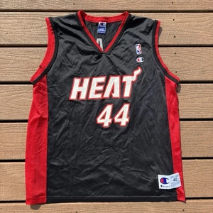 Vintage Champion Miami Heat Brian Grant #44 Trikot schwarz 90er Basketball Gr. 40 M - Bild 1 von 10
