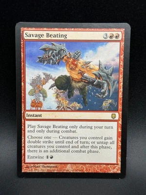 MTG Savage Beating R Darksteel #67 - Image 1 of 2