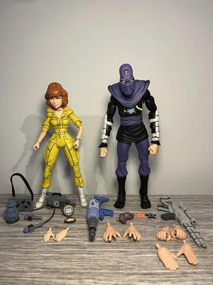 NECA 忍者神龟 April O'Neil vs Foot Soldier 宽松 不完整 — 第 1/4 张图片