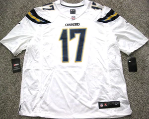 Philip Rivers San Diego Chargers Herren XL weiß 2017 Nike Spiel Trikot - Bild 1 von 7